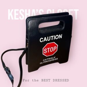 Caution Sign Novelty Shoulder Bag